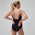 Speedo Women's Shaping Contour Eclipse Swimsuit Swimming Costume Printed BNWT
