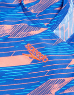 Speedo Girls Hyperboom Allover Medalist Swimsuit Swimming Costume BNWT