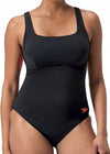Speedo Women's Flex Band Swimsuit with Swim Bra Swimming Costume BNWT