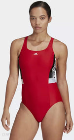 Adidas Women's 3-Stripes Colourblock HC2879 Swimsuit Swimming Costume BNWT