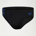 Speedo Men's Tech Panel 7cm Brief Swimsuit Swimming Costume Trunks BNWT