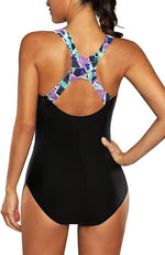 CharmLeaks Women's Padded Racerback Swimsuit Swimming Costume Swimwear BNWT