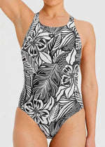 Arena Women's Tropical Print Swim Pro Back Swimsuit Swimming Costume BNWT