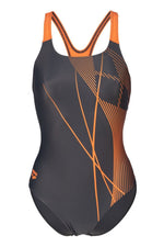 Arena Women's Branch Swim Pro Back LB Print Swimsuit Swimming Costume BNWT