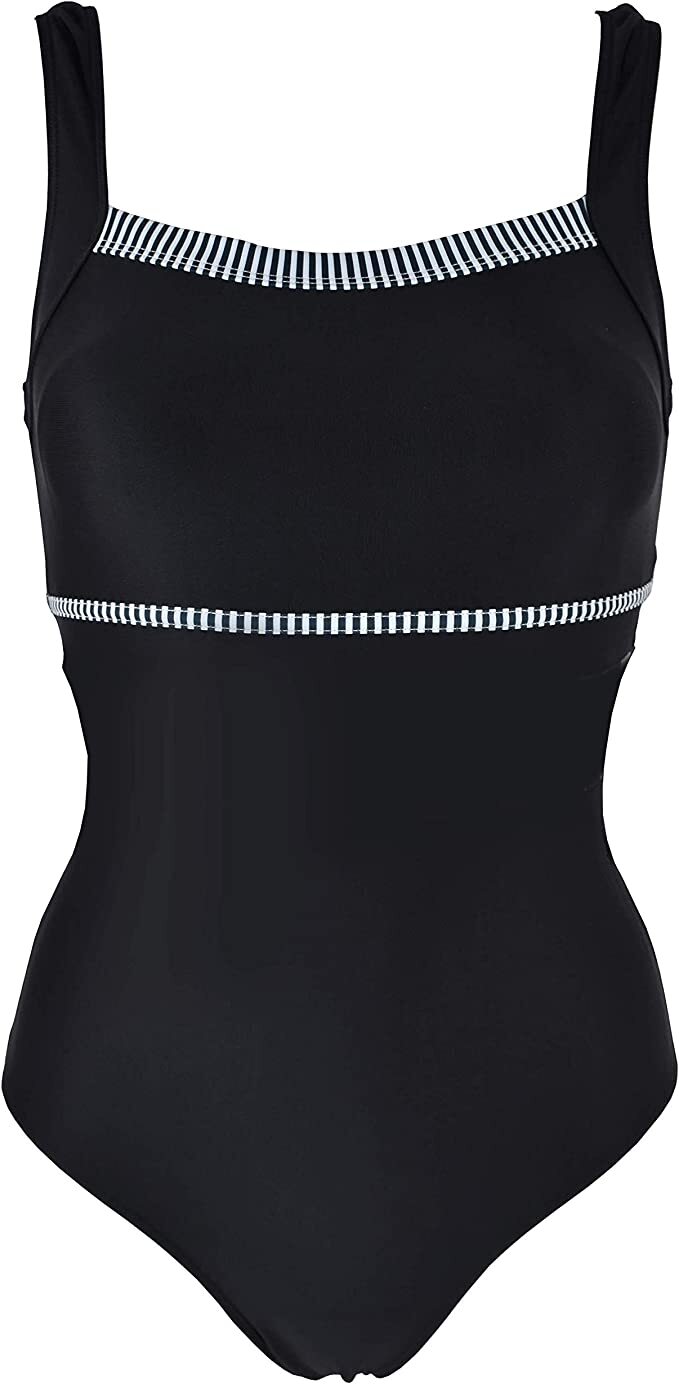 Splash About Soaked Women’s Ladies' Swimsuit Swimming Costume Monochrome BNWT