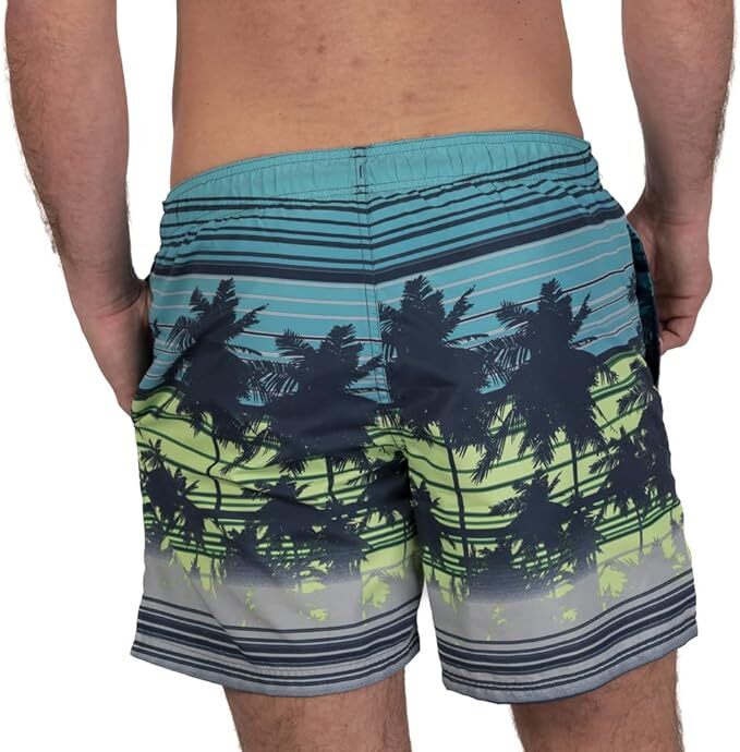 Ript Essentials Men's Quick Dry Swimming Swim Shorts Trunks Swimsuit Lime BNWT