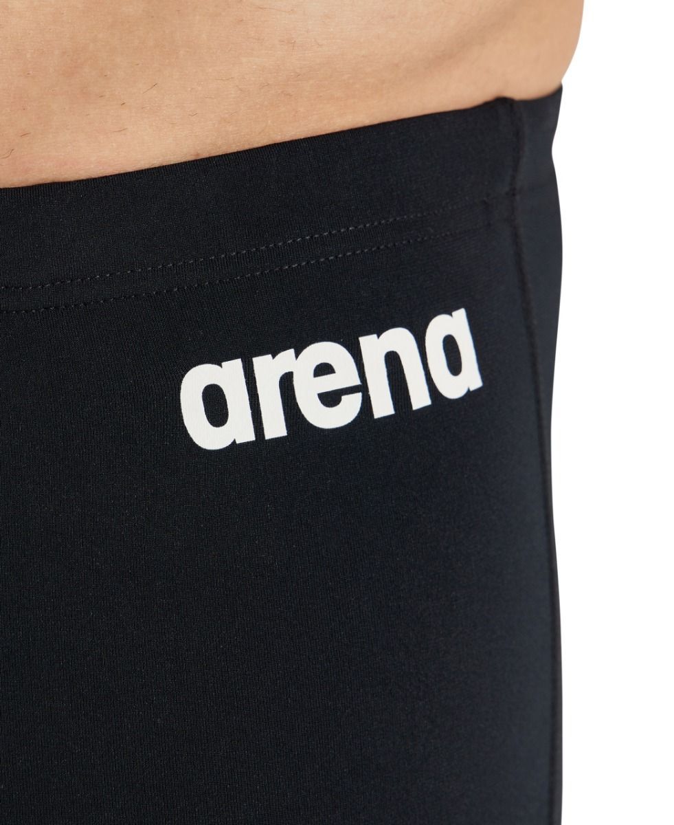Arena Men's Team Swim Solid Jammer Swimming Trunks Shorts Swimsuit Black BNWT