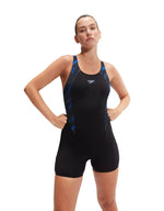 Speedo Women's Hyperboom Splice Legsuit Swimming Costume Swimsuit BNWT
