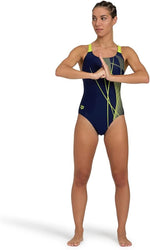 Arena Women's Branch Swim Pro Back LB Print Swimsuit Swimming Costume BNWT