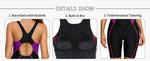 Attraco Women's Boyleg Legsuit Racerback Swimsuit Swimming Costume Kneeskin BNWT