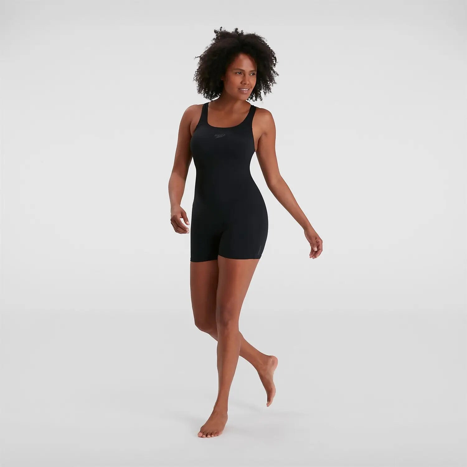Speedo Women's Eco Endurance+ Legsuit Swimsuit Swimming Costume Black BNWT