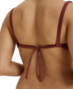 Arena Women's Bralette Solid Burnt Bikini Swimsuit Swimming Costume BNWT