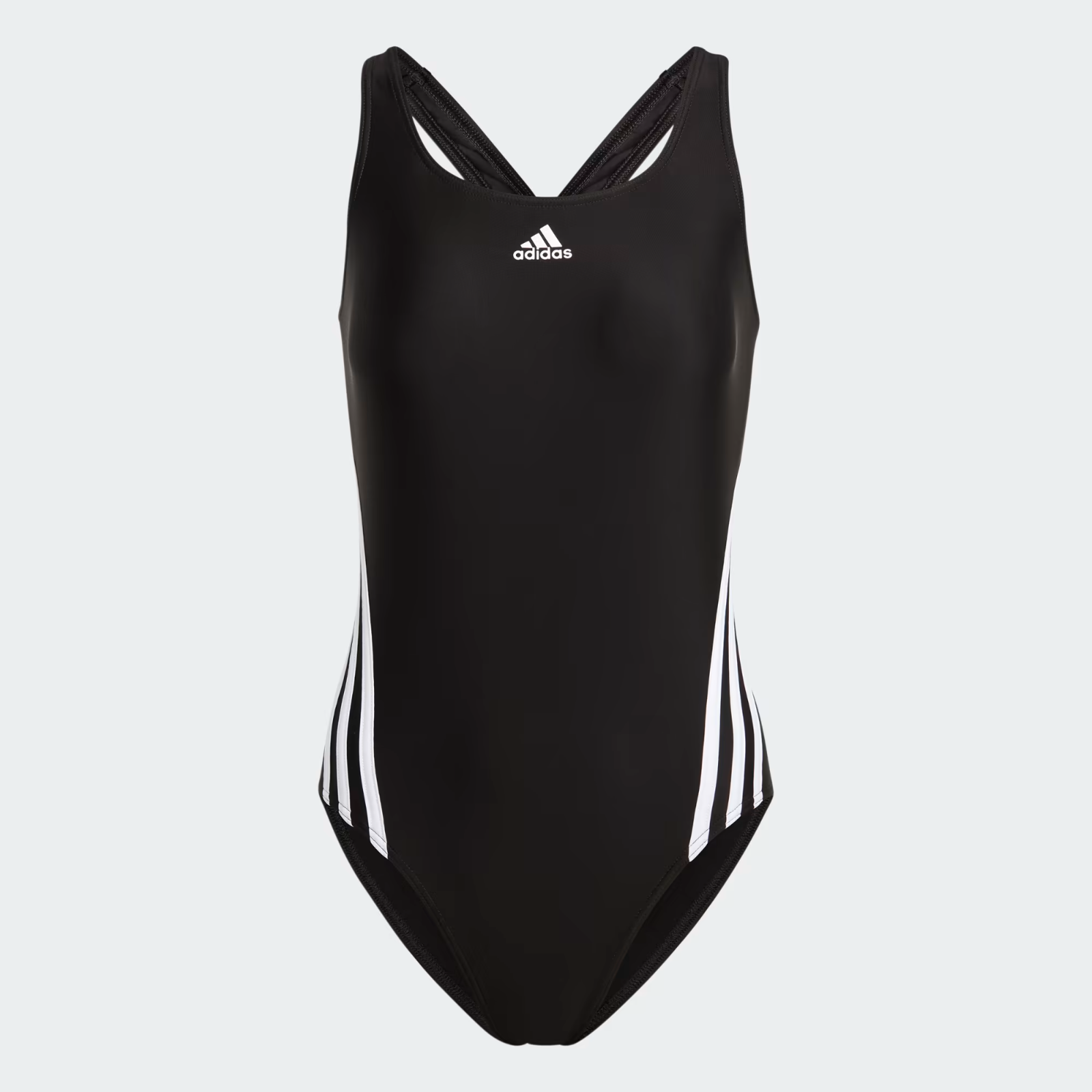 Adidas Women's 3 Bars Stripe One Piece Swimsuit Swimming Costume IB5986 BNWT