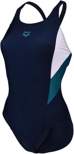 Arena Women's V Back Panel One Piece Swimsuit Swimming Costume BNWT