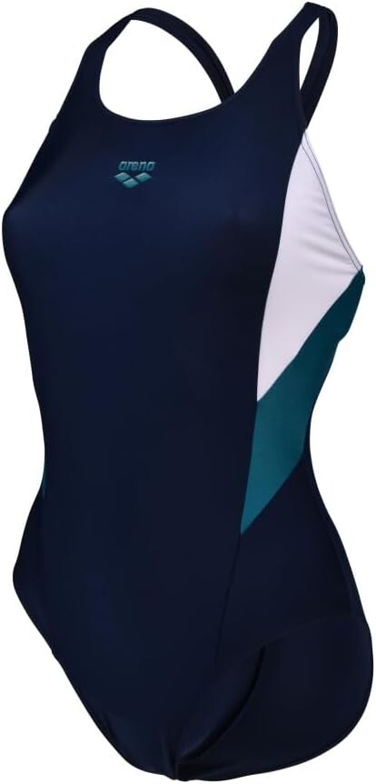 Arena Women's V Back Panel One Piece Swimsuit Swimming Costume BNWT
