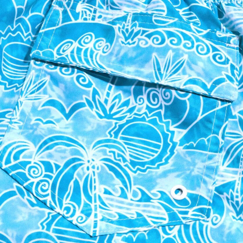 Speedo Boy's Junior Printed 15" Watershort Swim Shorts Swimsuit Swimming Costume