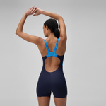 Speedo Women's Hyperboom Splice Legsuit Swimming Costume Swimsuit BNWT