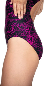 Speedo Women's Boom Allover Muscleback Swimsuit Swimming Costume BNWT
