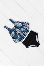 RXRXCOCO Women's Padded Tankini High Waist Swimsuit Swimming Costume BNWT