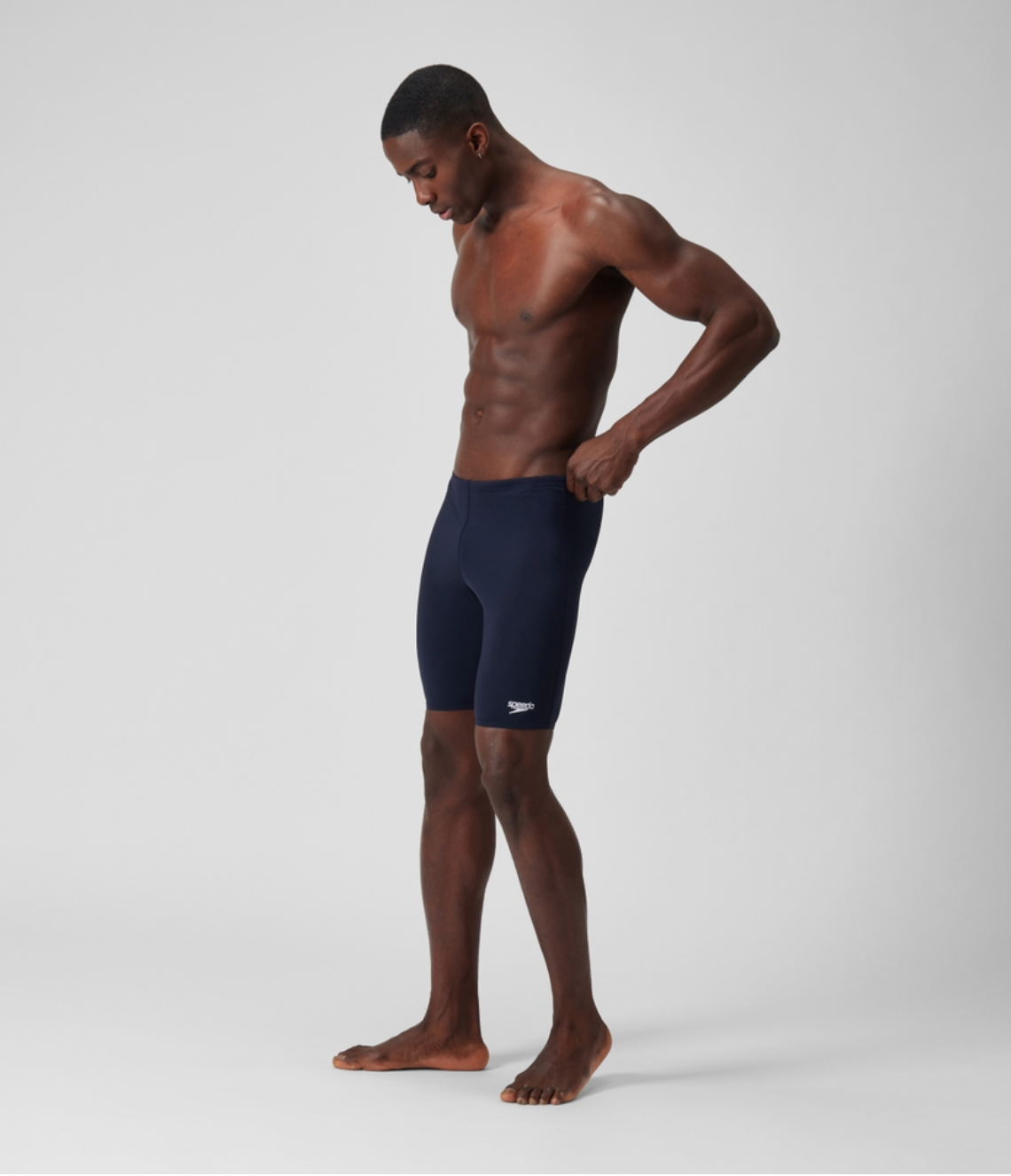 Speedo Men's Eco Endurance+ Jammer Swimsuit Swimming Costume Shorts Navy BNWT