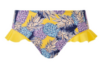 Simply Be Women's Pineapple Ruffle Bikini Briefs Bottoms Swimsuit Swimming BNWT