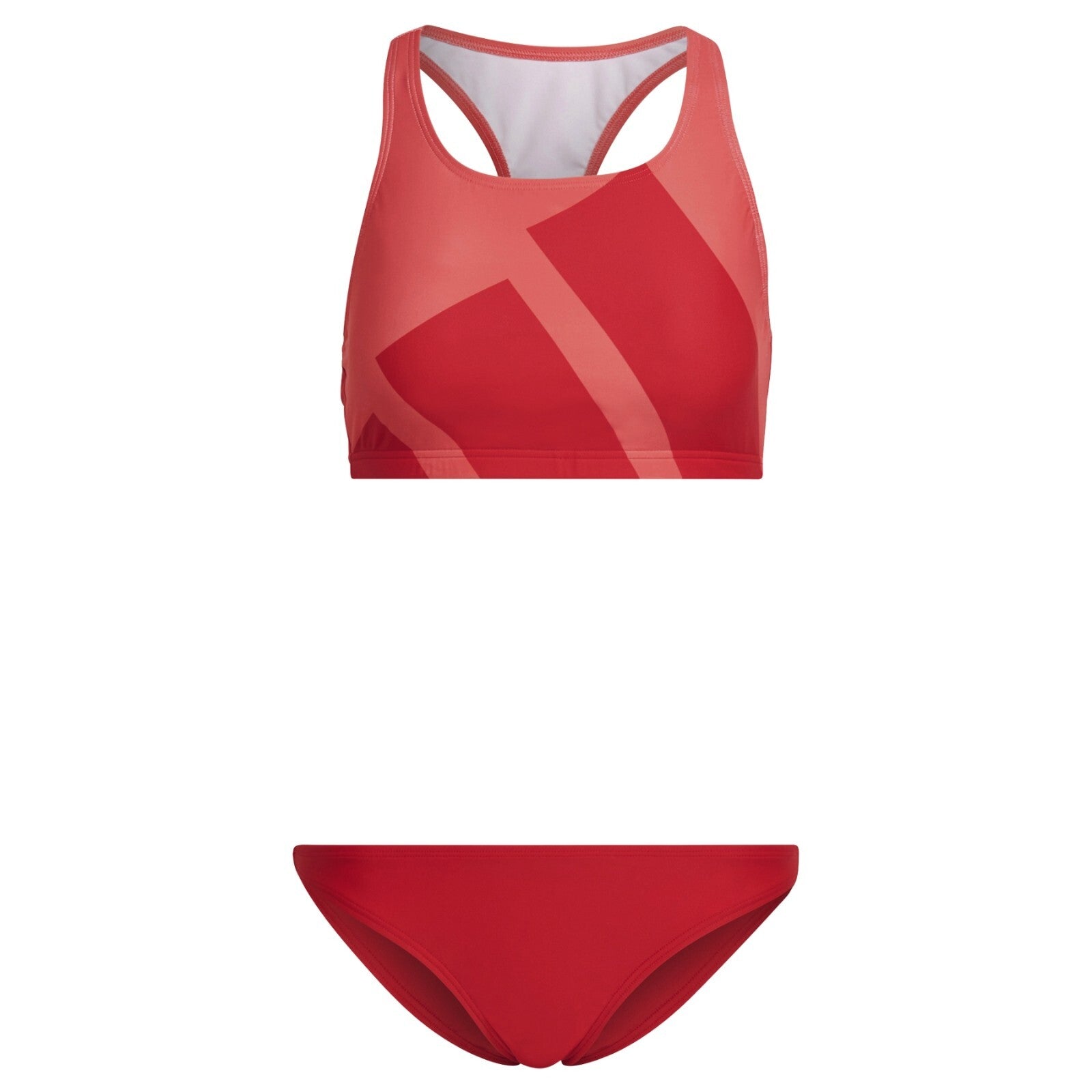 Adidas Women's B Bars Two Piece Bikini Graphic Swimsuit Swimming Costume BNWT