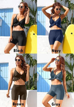 Attraco Women's Boyleg Jammer Long Swim Shorts Swimsuit Swimming Costume BNWT