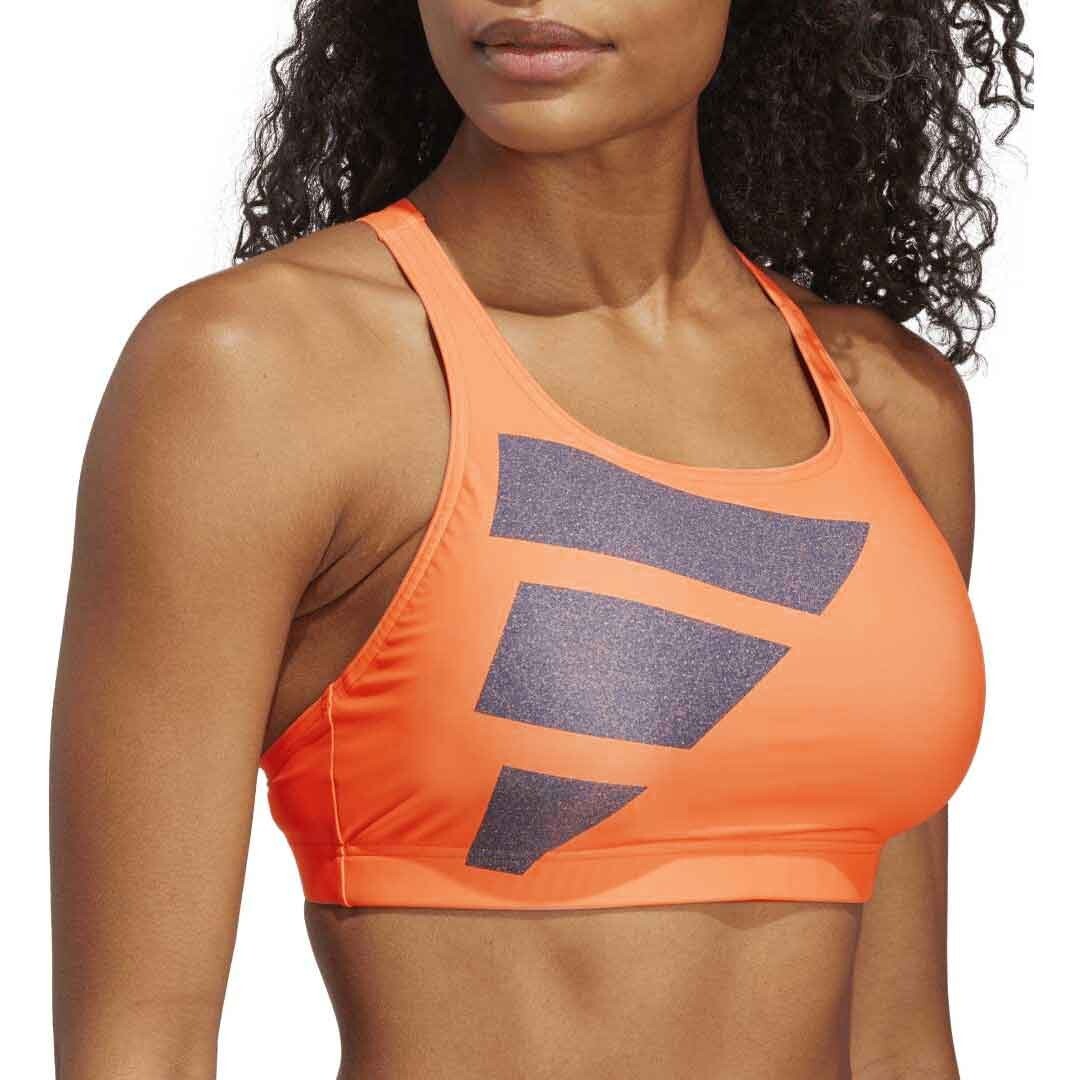 Adidas Women's Big Bars Bikini Swimsuit Swimming Costume HR4386 BNWT