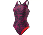 Speedo Women's Boom Allover Muscleback Swimsuit Swimming Costume BNWT
