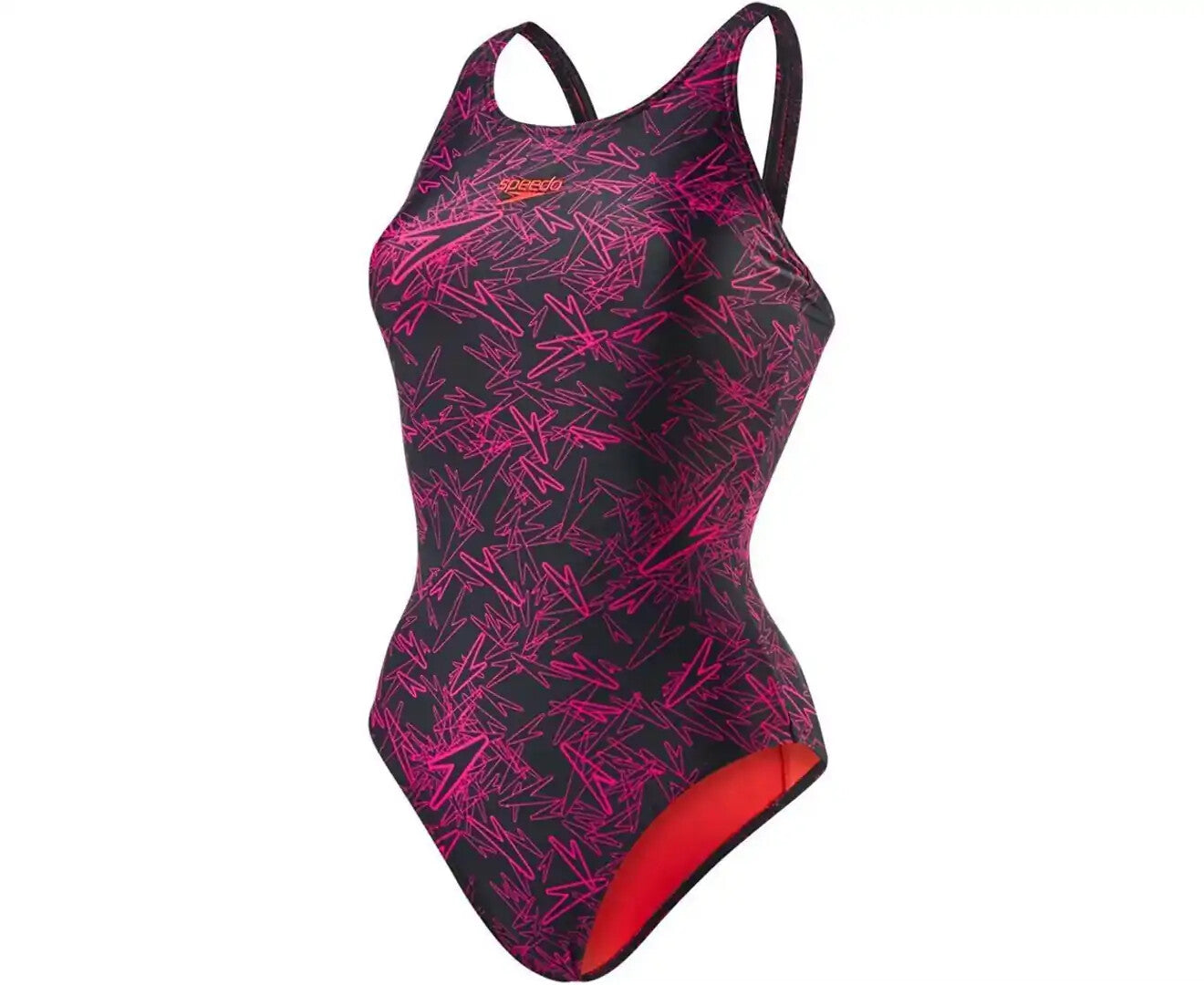 Speedo Women's Boom Allover Muscleback Swimsuit Swimming Costume BNWT