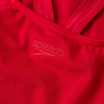 Speedo Women's Eco Endurance+ Medalist Swimsuit Swimming Costume Red BNWT
