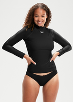Speedo Women's Long Sleeved Rash Top Swimsuit Swimming Costume BNWT