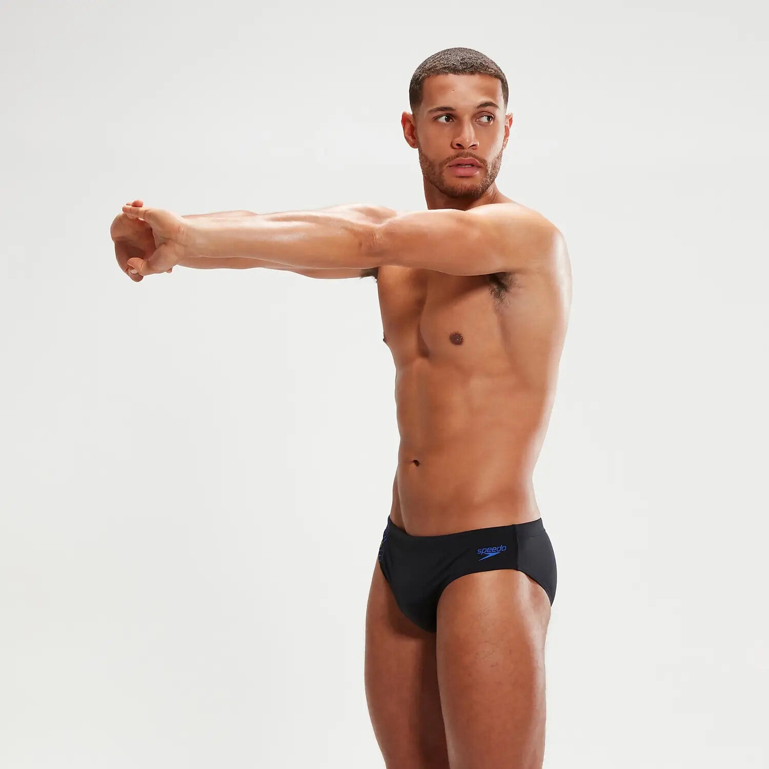 Speedo Men's Tech Panel 7cm Brief Swimsuit Swimming Costume Trunks BNWT