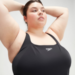 Speedo Women's Plus Size Swim Dress Top Swimsuit Swimming Costume Black BNWT