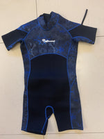 Summshall Kids Wetsuit 2.5mm Shorty Diving Surfing Suits Boys 8-10 Years BNWT