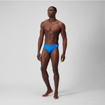 Speedo Men's Endurance+ 7cm Brief Swimming Costume Swimsuit Briefs Blue BNWT
