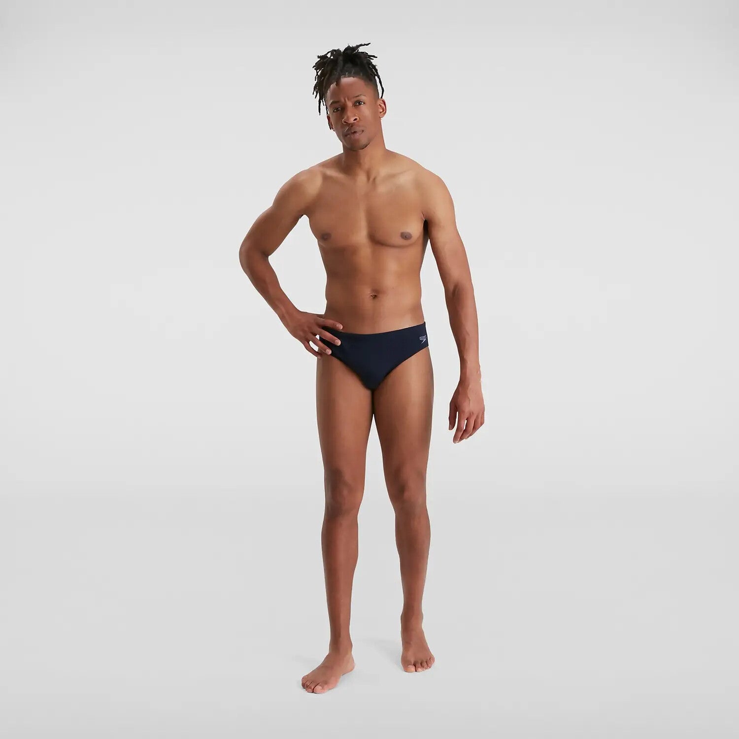 Speedo Men's Eco Endurance+ 7cm Brief Swimming Costume Swimsuit Navy BNWT