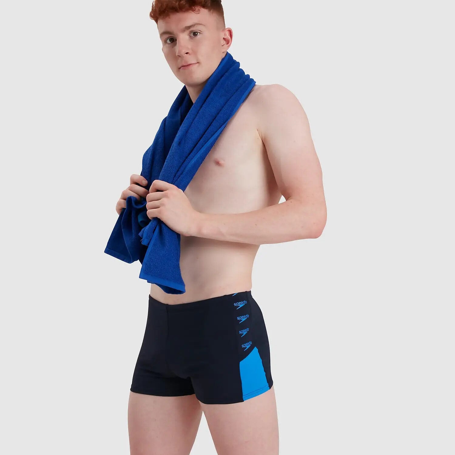 Speedo Men's Boom Logo Splice Aquashorts Swimsuit Swimming Costume BNWT
