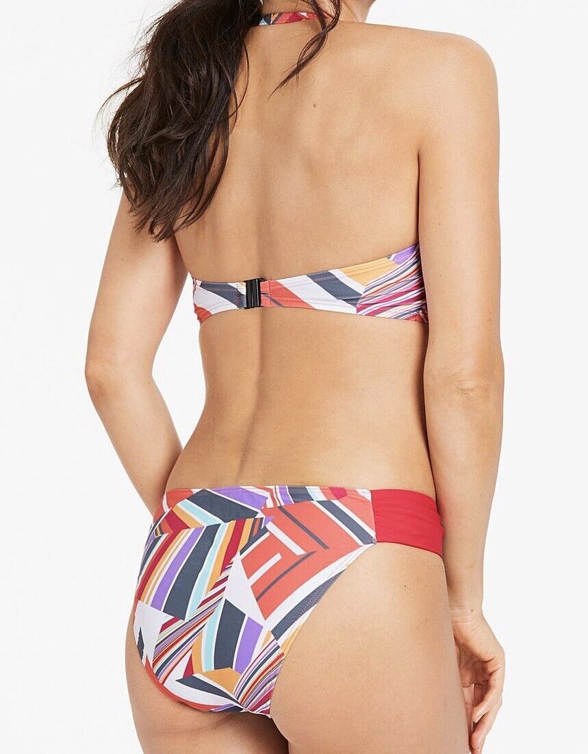 J D Williams Women's Geometric Bikini Bottoms Briefs Swimsuit 16 20 24 BNWT