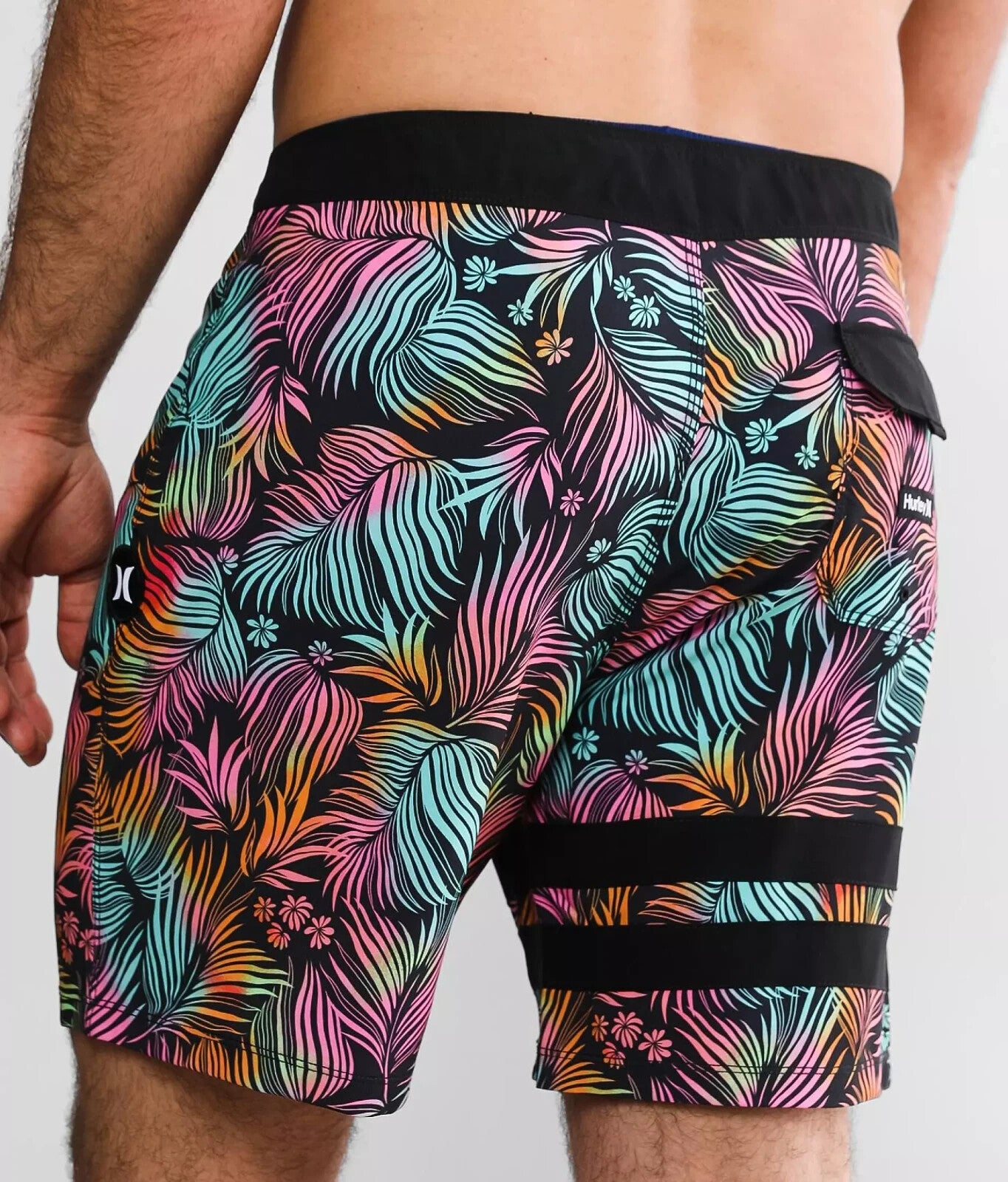 Hurley Men's Block Party 18" Board Shorts Swim Swimming Costume Swimsuit BNWT