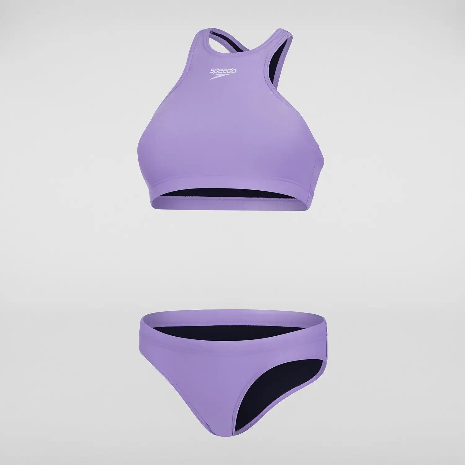 Speedo Women's Volley Bikini Swimsuit Swimming Costume Purple BNWT