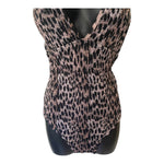 Simply Be Women's Animal Print Plus Size Swimsuit Swimming Costume One Piece