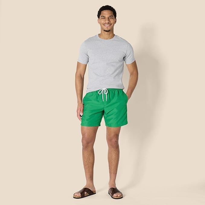 Amazon Essentials Men's 7” Quick Dry Swim Shorts Trunks Swimsuit Swimming BNWT