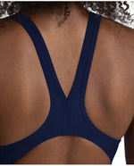 Arena Women's Dynamo One Piece R Swimsuit Swimming Costume Swimwear Navy BNWT