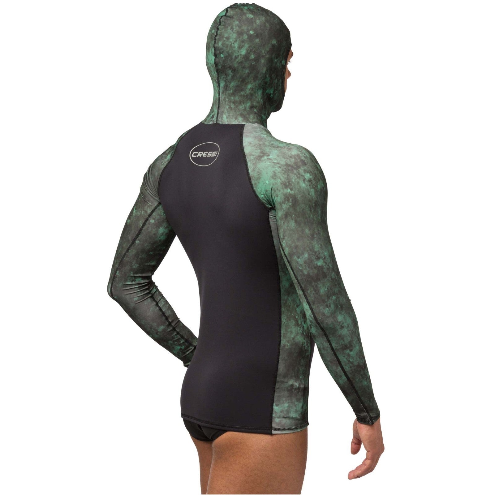 Cressi Cobia Hunter Men's Long Sleeve Rash Guard Vest Top Swimsuit Wetsuit BNWT