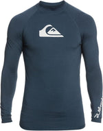 Quiksilver Men's All Time Long Sleeve Rash Guard Surf Shirt Top Tee UPF50 BNWT