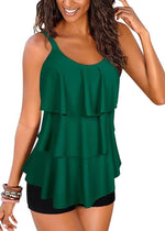 RXRXCOCO Women's Padded Tankini & Boy Shorts Swimsuit Swimming Costume BNWT