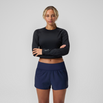 Speedo Women's Lookout Swim Shorts Swimsuit Swimming Costume Navy BNWT