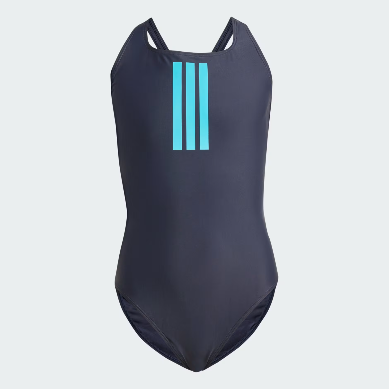 Adidas Women's 3-Stripes V Back One Piece Swimsuit Swimming Costume JG5819 BNWT