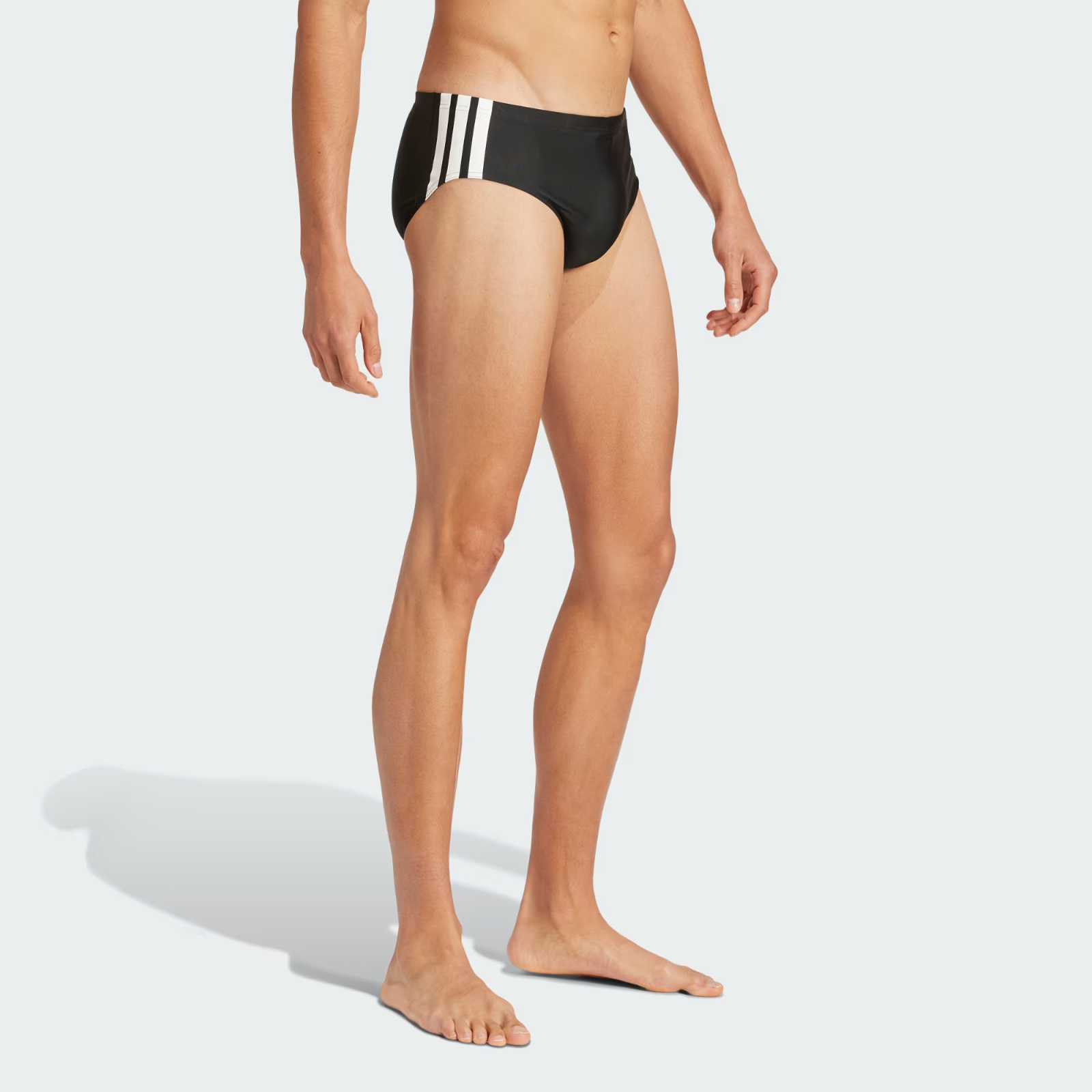 Adidas Men's 3 Stripes Swim Trunk Brief Swimming Costume Swimsuit JN6539 BNWT